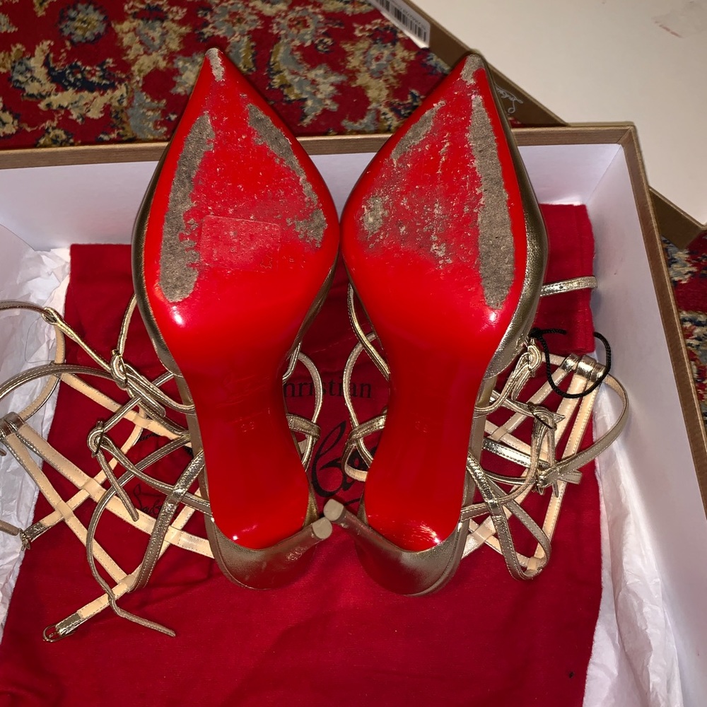 SOLD Christian Louboutin Kadreyana 100 Nappa - Picture 6 of 7